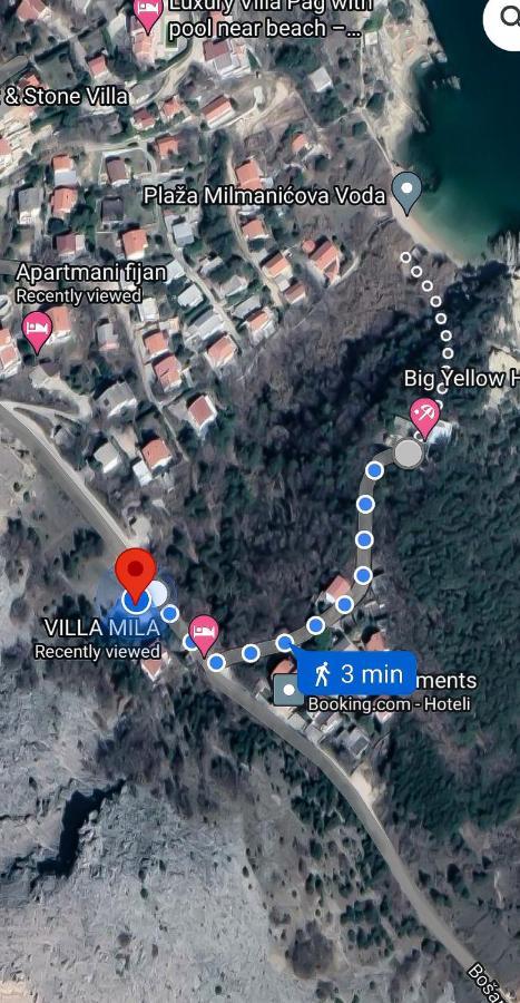 Mila Pet Friendly House With Private Place On The * Pag Town